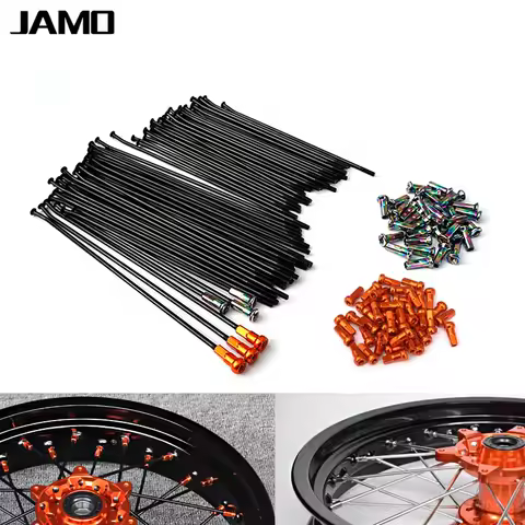 JAMO Motorcycle Wire Spoke Nipples For KTM SX SXF EXC XC-F HUSQVARNA TC FC TE FE 125 150 250 300 350