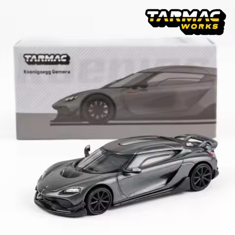 Tarmac Works 1:64 TW Grey Gemera alloy car model Koenigsegg
