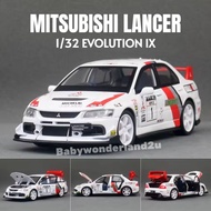Die Cast 1:32 Evo 9 WRC Vehicle Model Diecast Collection Evo 9 Rally