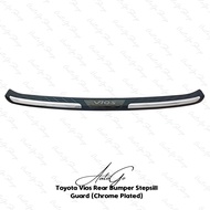 Toyota Vios 2019-2021 Rear Bumper Stepsill Guard (Chrome Plated)