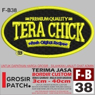 MB PATCH EMBROIDERED LOGO F-B38 TERA CHICK ACCESSORIES/EMBROIDERY