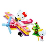 【LSG Toys】韓國 OXFORD Hello Kitty 飛機積木