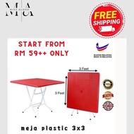 Meja Lipat/ Meja Pasar Malam/ Plastic Table/ Foldable Plastic Table/ Meja Plastik 3x3/ Meja Plastik 