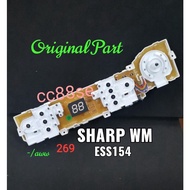 SHARP WASHING MACHINE CONTROL BOARD PCB ESS154 ORIGINAL PART (269)
