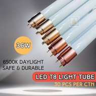 WHOLESALE!! 30pcs 36w 4ft LED Tube T8 6500K Daylight Light Tube Lampu Kalimantang Terang Ceiling Lighting Mentol Panjang