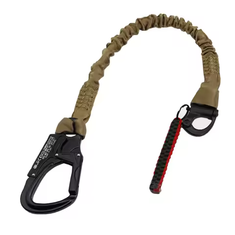 Tactical Navy Seal Save Sling Safety Rope Quick Release Matal Buckle Sling Anti-Theft Retention Catc
