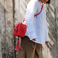 Zemoneni 獨家 中國風 紅色燈籠包 手拎包 肩背包 香港設計