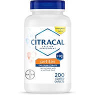 Citracal Petites, 400 mg Calcium Citrate, Easily Absorbed and Highly Soluble with 12.5 mcg (500 IU) 