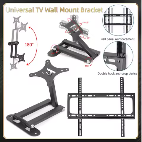 C310 Universal TV Wall Mount Bracket Rack Adjustment TV Shelf Stand for 17-32Inch 32-65Inch LED Moni