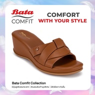 Bata บาจา Comfit รองเท้าเพื่อสุขภาพแบบสวม รองรับน้ำหนักเท้า สำหรับผู้หญิง รุ่น SOFT FIT สีเบจ 7014101 สีชมพู 7015101