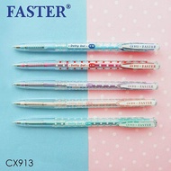 FASTER Dotty Dot Ballpoint Pen 0.38mm ปากกาลูกลื่น ฟาสเตอร์ #CX913