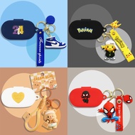For Sony WF-C710N Case Cartoon Burger Fries Keychain Cute Sanrio Creative Shoe Pendant Sony WF-C710N