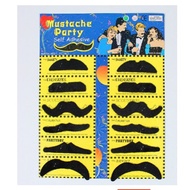 【Starlight】Fake Moustache Mustaches Fake Beard Party Pirate Misai Palsu Party Halloween Decoration