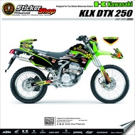 สติ๊กเกอร์ติดรถ วิบาก KLX DTX 250CC No.01 KLX DTX 250cc off-road sticker