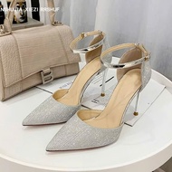 High heels code CCC208, 8 centimeters high, bling leather, noble fashion for parties