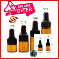 2ml Dropper Bottle Tester Essential Oil Perfume / Serum Tester Bottle 2ml