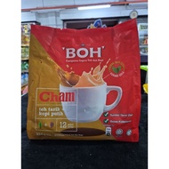 Cham tea tarik+kopi putih Boh