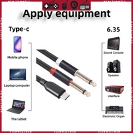 STA Type C to 6 35mm Y Cable Flexible USB C to 6 35mm 1 4inch TRS Cable Wide Compatibility Excellent