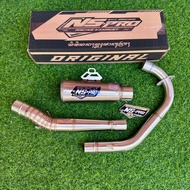 Racingknalpot NS-pro gp2 bending neck 35 38 pnp cb gl mp tiger etc.