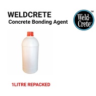 WELDCRETE (1LITRE REPACKED) Concrete Bonding Agent for cement plaster and cementitious mixes