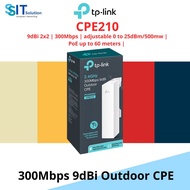 TP-Link CPE210 Outdoor CPE 9dBi 2x2 | 300Mbps | adjustable 0 to 25dBm/500mw | PoE up to 60 meters
