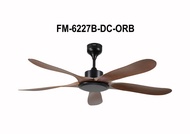 SAPPHIRE FM6227B DC Motor 62 inch Ceiling Fan with 5 blade (16 speed remote)