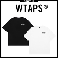 WTAPS Small Logo T-shirt 280G 100% Heavy Cotton Oversized T-shirt Print Wtaps Tee Mens Casual T-shir