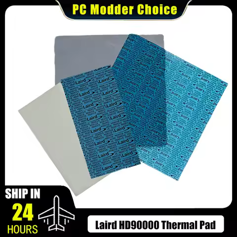 Laird HD90000 Thermal Pad 7.5W/mk for RAM/M2/CPU/GPU VRAM 0.5/1.0/1.5/2.0MM,Soft 80x40mm 100*100MM
