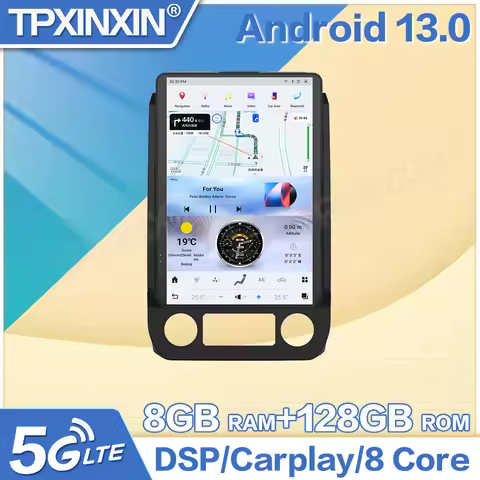 Android 13 Auto Car Radio Navi CarPlay for Ford F150 2015-2021 F-150 Truck Multimedia Player Stereo 