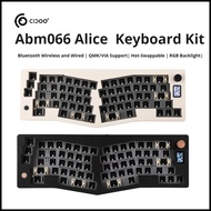 CIDOO ABM066 Alice-layout 68 Keys VIA-programmable Hot Swappable Bluetooth/2.4Ghz/ Type-C Wired/Wire