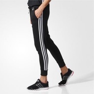 非全新>>>正品Adidas阿迪達斯 女款S棉質縮口長褲S97117黑色NT.300只有店到店運費六十 不議價不換物不結緣 戶外運動通勤休閒舒適棉褲