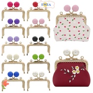 EWEA Purse Clasp Frame, Metal Candy Color Purse Frame Kiss Clasp, Vintage Square Purse Frame