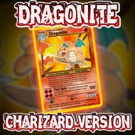 POKEMON TCG HOLOGRAM DRAGONITE IN CHARIZARD STYLE CARD