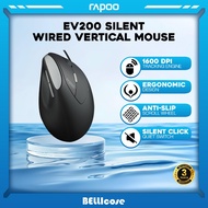 Rapoo EV200 Silent Wired Vertical Mouse - 3 Year Warranty by Rapoo Malaysia