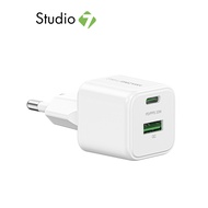 อะแดปเตอร์ AMAZINGthing Wall Charger 1 USB-A / 1 USB-C Explorer Pro GaN 33W White by Studio7