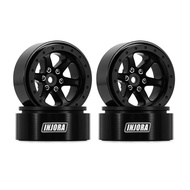 INJORA 1.3" Aluminum Beadlock Wheels offset -4.05mm for 1/24 1/18 1/16 1/12 RC Crawlers (W1309)