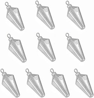 10PCS Fishing Weights Sinkers, Bank Fishing Sinkers Four Corner Fishing Weights Catfishing Sinkers S