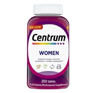Imported Centrum Centrum Women's Multivitamin Minerals Adult Women's Multivitamin Tablets 200 Capsul