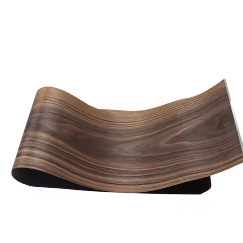 Length:2.5m Width:300mm Thick:0.25mm Smoked Redwood Grain Tech Wood Veneer Sheet DIY Furniture Music