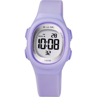 BUM Equipment Digital 10ATM Water Resistant Silicone Band Teenage Unisex Oval Shape Watches model BM