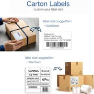 NIIMBOT B21/B3S/B1 White Label Printing Paper Thermal Label Paper