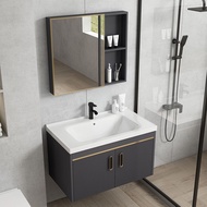 Bathroom cabinet with mirror vanity cabinet bathroom Cabinet Set (Top & Bottom)