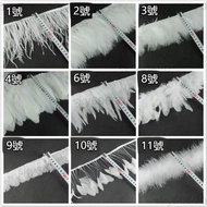 Store Manager Carefully Selected🔥Diy Handmade Feather White Feather Strips Feather Edge Jewelry Acce