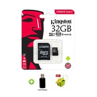 Kingston Micro SD Card SDHC การ์ดหน่วยความจำ SDXC 16GB 32GB 64GB 128GB การ์ดหน่วยความจำคอมพิวเตอร์ M