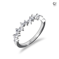 Zilvy Minimal Ring - แหวนหญิงเพชรน้ำร้อย 0.15 กะรัต (GR757)