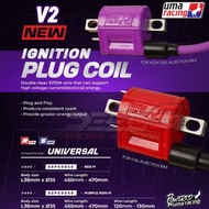 UMA RACING COIL PLUG UNIVERSAL LC135/Y15/Y16/RS150/RSX/WAV100/WAVE125/SRL110/VF3 185i coil plug uma