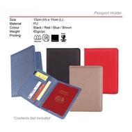 PU PASSPORT HOLDER Passport Holder Travel Cover Kulit PU Cover Pasport