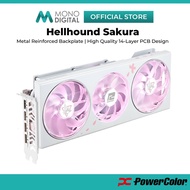 POWERCOLOR HELLHOUND SAKURA AMD RADEON RX 7800 XT 16GB GDDR6 256BIT  GRAPHICS CARD DUAL BIOS - RX780