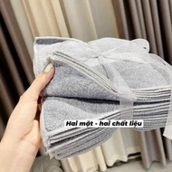 Set of 20 kitchen towels, 2 sides, 2 materials, clean and convenient gray color