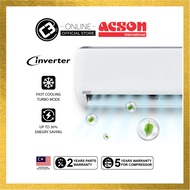 (KLANG VALLEY)Acson R32 Inverter Avo NF Series  Aircond(With Wifi) 1.0HP, 1.5HP,2.0HP & 2.5HP